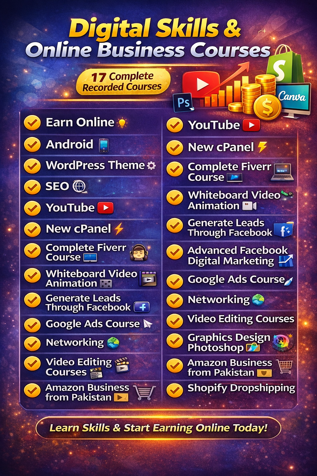 “Digital Skills & Online Business Master Bundle – 17 Courses”